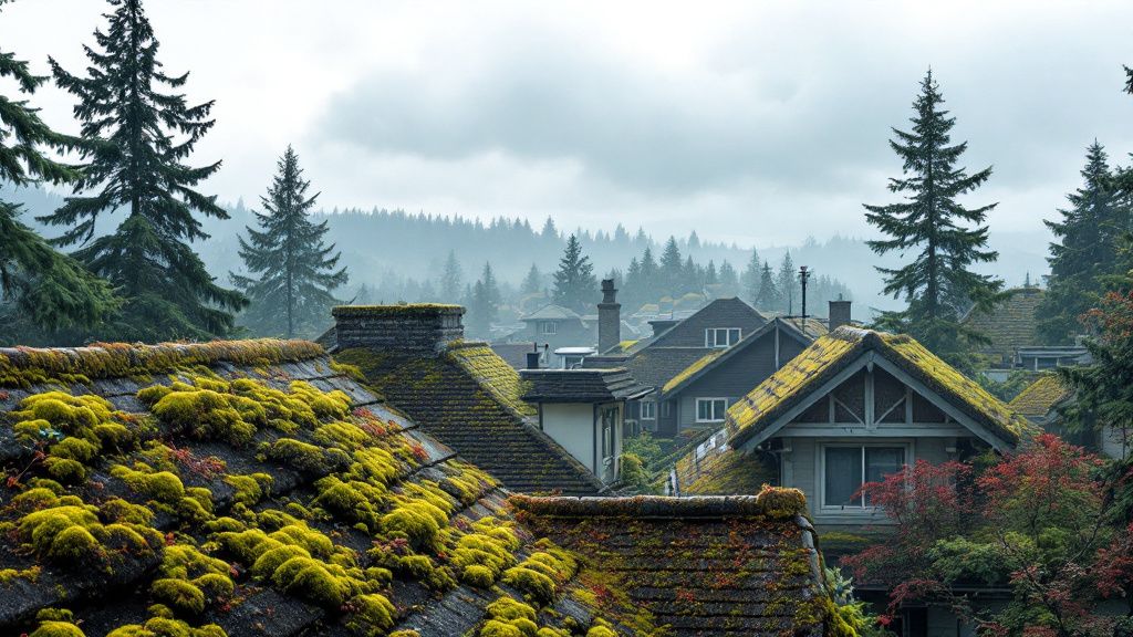 Roof Maintenance in Oregon’s Wet Climate